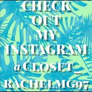 Check Out My Instagram @closet_rachelmg97!